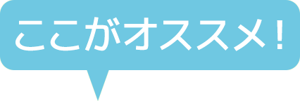 ここがおススメ！